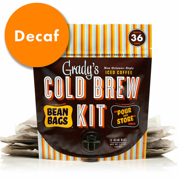 Decaf Cold Brew Coffee Kit - Swiss Water Process | Grady's