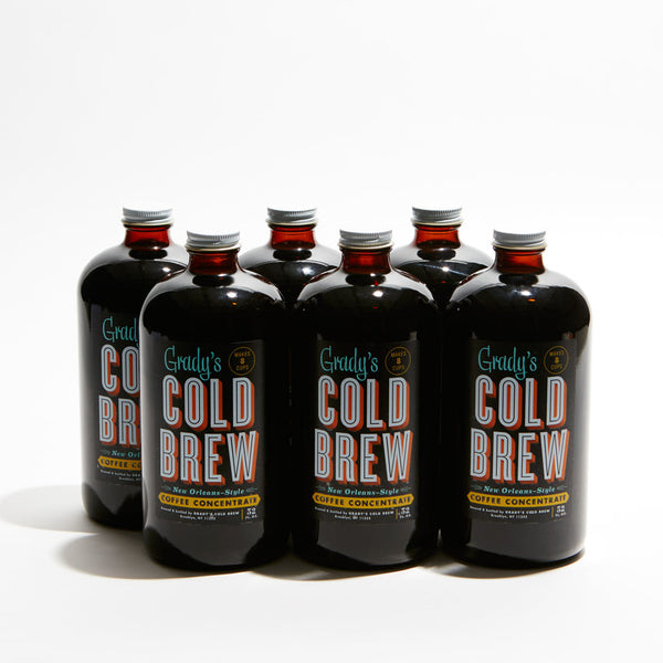 Cold Brew Coffee Concentrate 32oz French Vanilla (Case of 6) - Grady's Cold Brew
