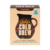Grady’s Cold Brew Bean Bags, French Vanilla flavor, makes 2 pitchers or 8 strong servings.