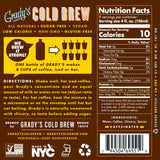 Grady's Cold Brew - New Orleans-Style 32oz - Nutritional Info